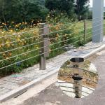 Highway Guardrail Cable Barrier for Roadway Safety in Zinc Coating and