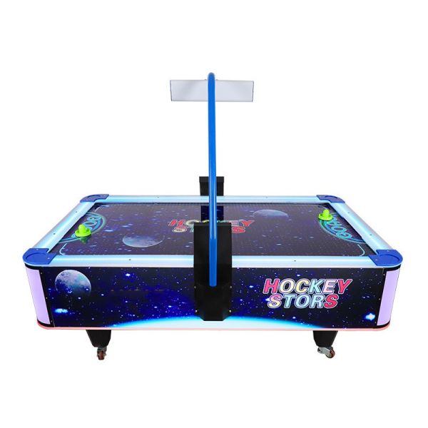 4 Player Arcade Air Hockey Table Game Machine Acrylic Surface 230V