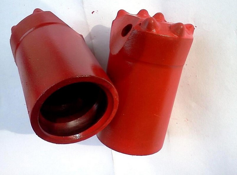 Tungsten Carbide Rock Drill Bit , Ballistic Standard Thread Button Bit