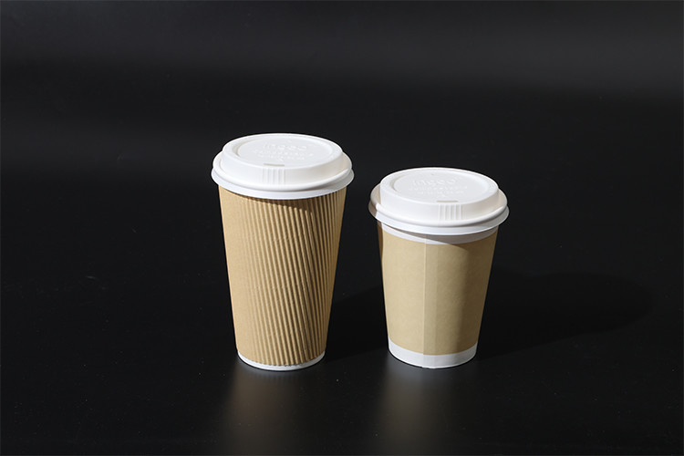 Environment Protection Biodegradable PLA Coffee Cup Lid Non Plastic Strawless Lid Eco-friendly