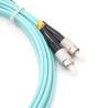 Buy cheap OM3 aqua duplex optical jumper FC/UPC corning fiber LSZH cable jacket from wholesalers