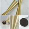 Buy cheap Powder Coating Home Candle Holders Set Of 3 Gold Finish Metal Taper from wholesalers
