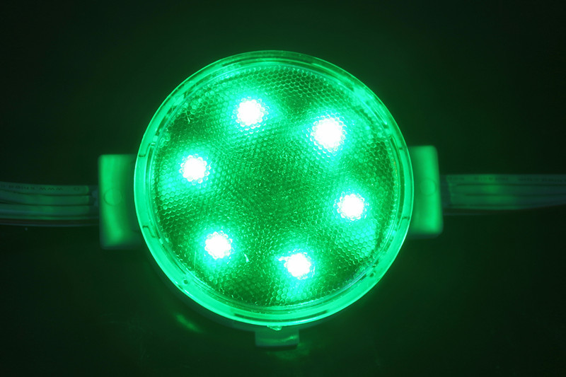 PC Shell Full Color 1.5W DC 24V 50mm IP65 Led Pixel Lamp