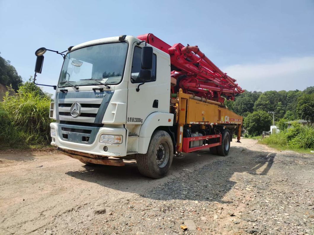 2020 SA Ny 37m Used Concrete Pump Truck Concrete Boom Pump Heavy Equipment Truck Mounted Pump