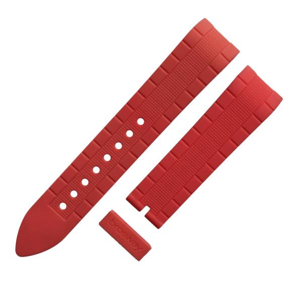 Buy cheap Wear Resistant 22mm Curved Rubber Strap With 365 Days Warranty from wholesalers