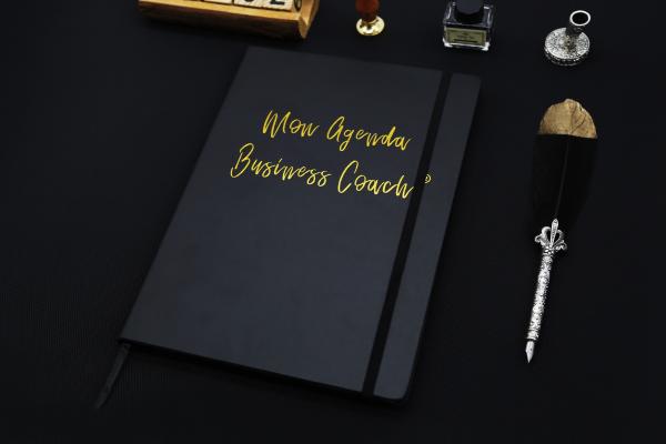 Buy cheap Large A4 Black Mom Agenda Planner , Calendar Appointment Custom Personal Planner from wholesalers