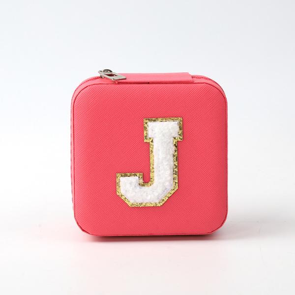 Buy cheap Luxury Jewellery Gift Storage Box Custom Portable Small Leather Rose Red Jewelry Organizer Travel Case from wholesalers