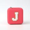 Buy cheap Luxury Jewellery Gift Storage Box Custom Portable Small Leather Rose Red Jewelry Organizer Travel Case from wholesalers