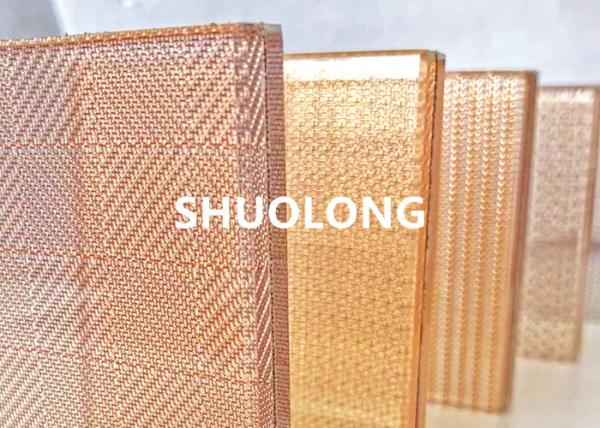 Buy cheap High Temperature Resistant Laminated Glass Wire Mesh Customized Size from wholesalers