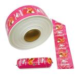 OEM Colorful Plastic Sausage Casings Customized Brand Logo Food Grade Sausage