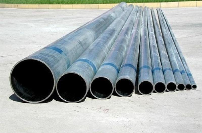 Round Q215A Q215B Galvanized Steel Pipe Tubing 1.2-15.7mm Thickness