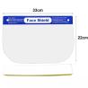 Buy cheap SGS Standard Cutter Spare Parts PET Transparent Splash Face Shiled 33*22cm Size from wholesalers
