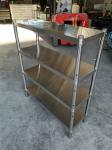 Rust Free Stainless Steel Storage Metal Shelves For Warehouse / Cold Room
