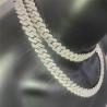 Buy cheap Men's Jewelry Moissanite Cuban Link VVS1 D Inlaid Cuban Link Bracelet from wholesalers