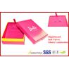 Buy cheap Hand craft Jewlery Gift Packaging Boxes , Custom Rigid Board Luxury Jewellery Ribbon Gift Box from wholesalers