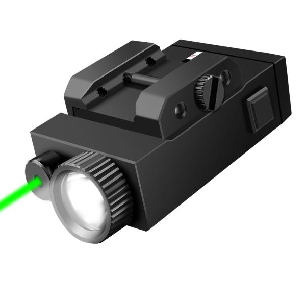 Quality Pistol / Handgun Green Laser Beam IPX4 Waterproof 800 Lumens Flashlight for sale