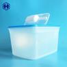 Buy cheap Sturdy PP Clear Plastic Square Box With Scoop Pet Dog Food Feeding from wholesalers
