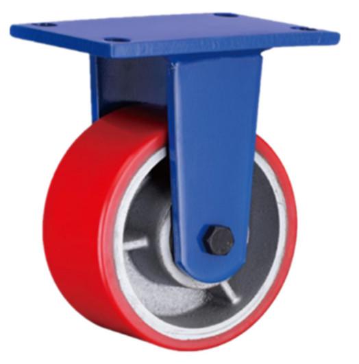 Buy cheap Polyurethane Wheel On Cast Iron Super Heavy Duty Castors 1800kgs 1.8T from wholesalers