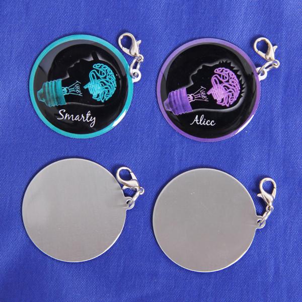 custom brain logo Printing keychain, hight quality metal gifts keychain in