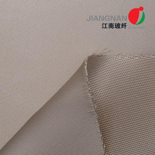 Buy cheap High Temperature Resistance 1000℃ White Yellow High Silica Fiberglass Cloth 1.3mm Thickness from wholesalers