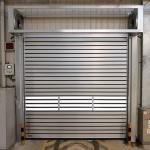 Automatic Grey Galvanized Steel Roller Door With Standard Plywood Package