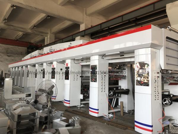 Buy cheap Durable Automatic Printing Machine 10 Colours Rotogravure Printer Press Taiwan Style from wholesalers
