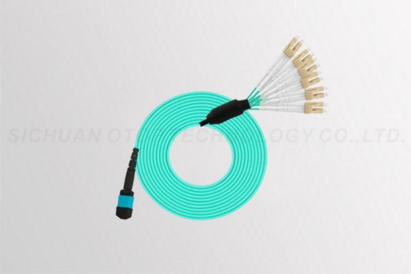 Buy cheap Fiber Optic MPO Multi Fiber Push On 12F LC Connectors ROHS Certification from wholesalers