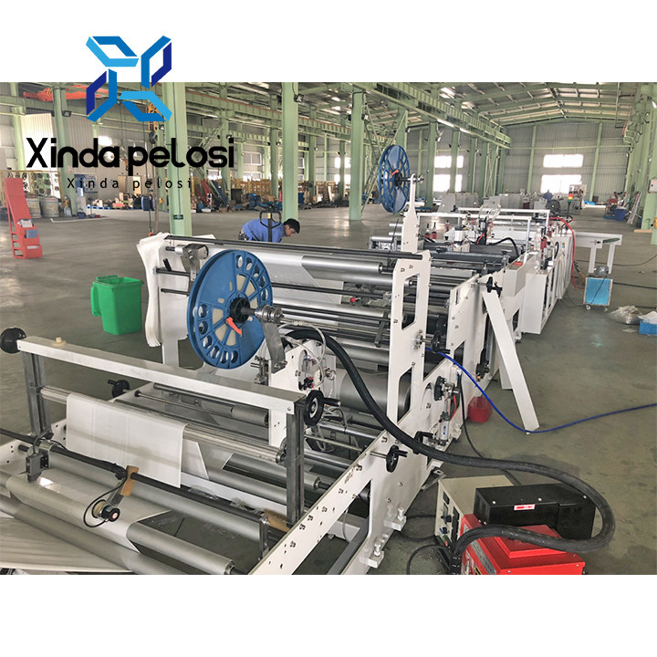 OPP CPP Plastic Courier Bag Machine Side Sealing Bag Making Machine 380v