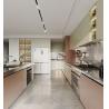 Buy cheap Elegant Stainless Steel Kitchen Cabinet With Rose Gold And Wood Grain Accent from wholesalers