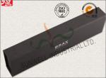 Luxury Black Color Office Paper Box , Spot UV Coating Cardboard Packing Box