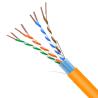 Buy cheap Cat5e FTP LSZH Network Cable 0.50mm 100% Copper Orange 1000FT from wholesalers