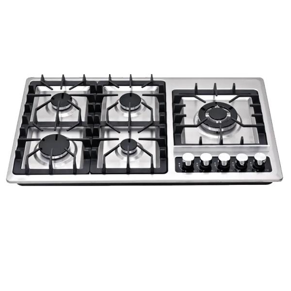 Buy cheap Outdoor Stainless Steel Built In Gas Stove 5 Burner from wholesalers
