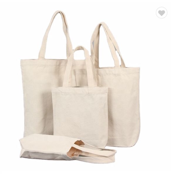 Custom Cotton Canvas Tote Bag Cotton Canvas Bag Reusable Shopping Bags Silk Screen Branded Strap Tote Bag Cotton Canvas Shopping Bag Custom Printed