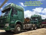 Euro 3 Used Tractor Head , 6x4 Tractor Head 13000 Kg Vehicle Weight