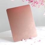 AISI ASTM Stainless Steel Plate Bead Blasted Metal Gold Color Sheet For Hotel