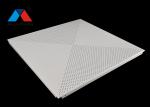 Contemporary Clip In Ceiling , Durable Perforated Aluminum Ceiling Sheets