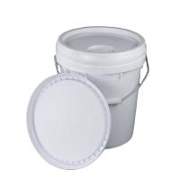 Buy cheap Dia 26.7cm Round Plastic 20 Litre Paint Bucket With Lid 1000g product