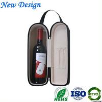 Buy cheap Single bottle box cardboard pu high quality wine custom wholesale wine box product