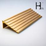 Shining Polishing 57% Cu Skidproof Brass Stair Nosing For Flooring Safety