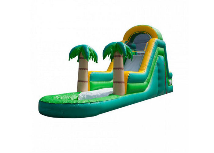 Outdoor Party Big Inflatable Water Slide For Tropical Backyard