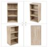 Buy cheap Modern design Living Room MDF Wood portable book shelf furniture from wholesalers