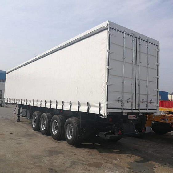 Buy cheap Enclosed Flatbed 50T 4 Axle CIMC Curtain Side Truck from wholesalers