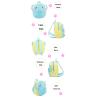 Buy cheap School 3D Cartoon Print Plush Kids Backpack Kindergarten Boys And Girls Mini from wholesalers