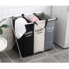 Buy cheap White Kids Baby Cotton Canvas Fabric Storage Bin Dirty Cloth Toys Collecting Basket Foldable Custom Laundry Bags from wholesalers