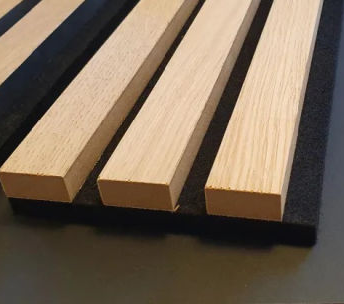 Easy Installation PET Wood Acoustic Panels with Coating Finish in Modern Design Style