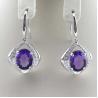 Buy cheap Sterling Silver Blue Topaz Cubic Zircon Dangle Earrings(PSJ06215) from wholesalers