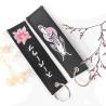 Buy cheap Personalized Keychain Double Sided Embroidery Label Anime Design Namel Tag Custom Embroidery Keychain Anime Embroidered KeyChain from wholesalers