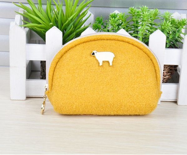 high quality reasonable price promotional felt purse factory with various color