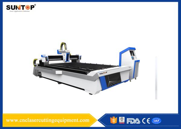 Buy cheap Metal Fiber Optic Laser Cutting System 1200W 1500 * 3000mm 1064nm from wholesalers