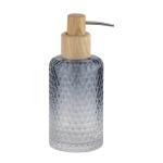 Six Piece Unique Bathroom Accessories Set Glass Lotion Dispenser Bottle 18.8Hcm